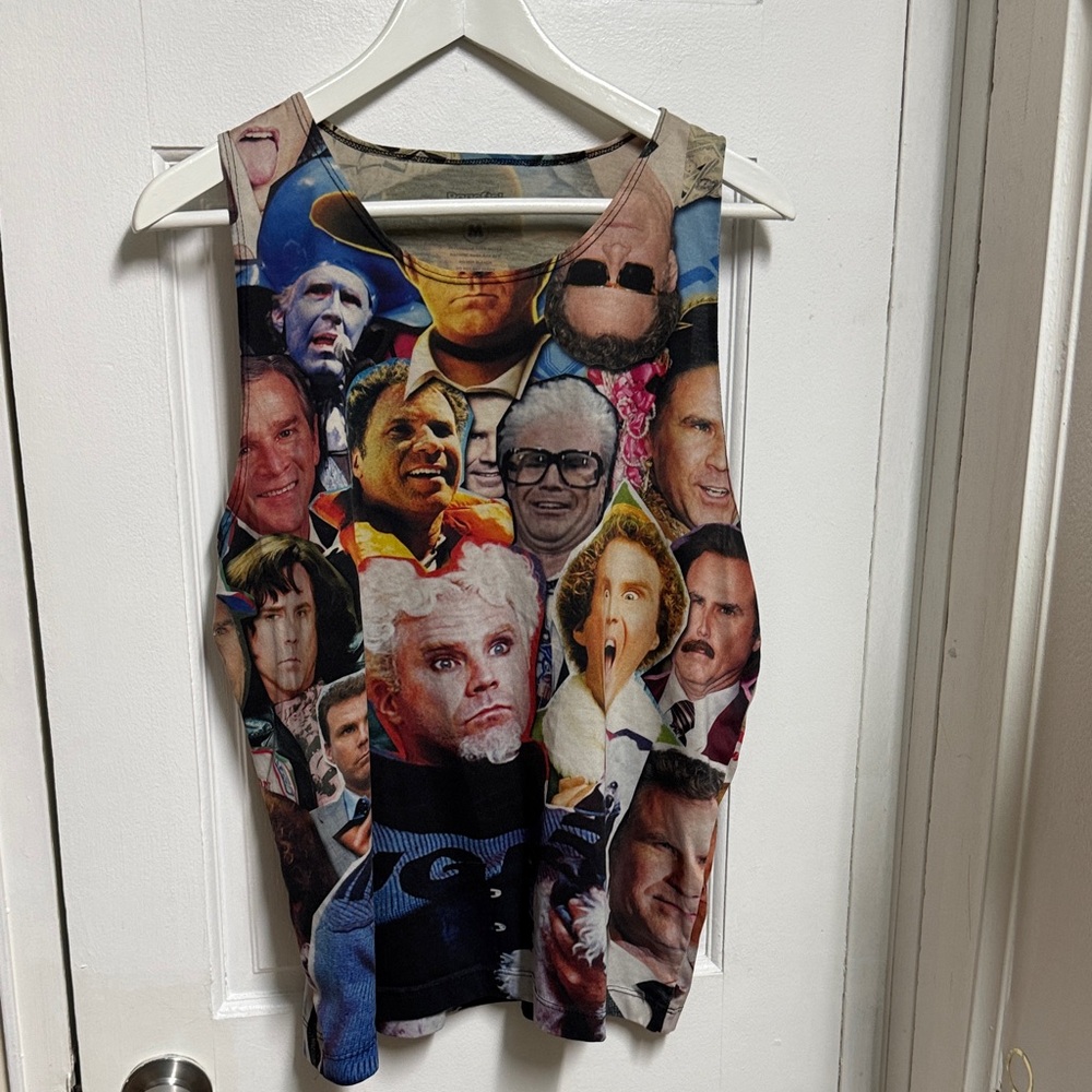 Men's Multicolor Graphic Tank Top